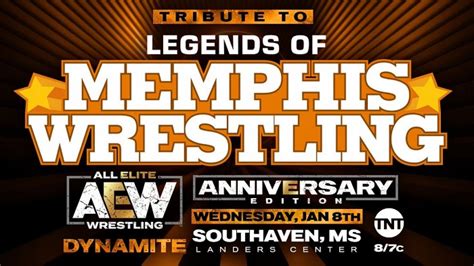 List Of Memphis Wrestling Legends Being Honored On AEW Dynamite Next ...