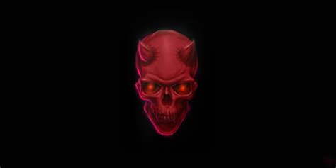 Red Devil Skull 8k Wallpaper,HD Artist Wallpapers,4k Wallpapers,Images ...