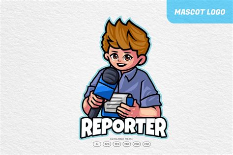 News Reporter Logo, Graphic Templates - Envato Elements