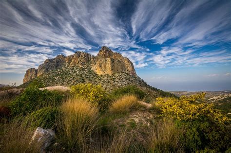 Kyrenia Mountains - Sunset over the Kyrenia Mountains, Cyprus ...