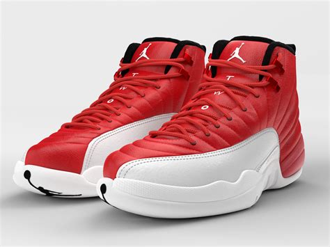 ArtStation - Air Jordan Retro 12 Gym Red