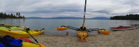 Meeks Bay Resort beach pano - a photo on Flickriver