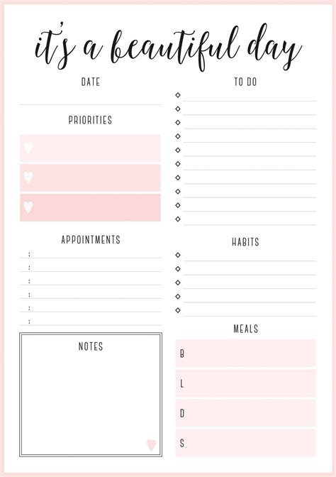 Create A Planner Template