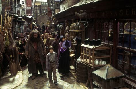 Hagrid and Harry in Diagon Alley — Harry Potter Fan Zone