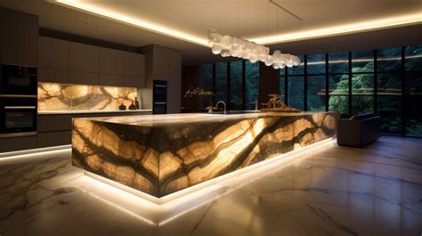 Backlit Marble and Onyx with LED for Wall and Floor - Dedalo Stone