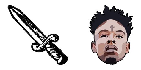 21 Savage & Issa Knife Tattoo Cursor - Sweezy Custom Cursors