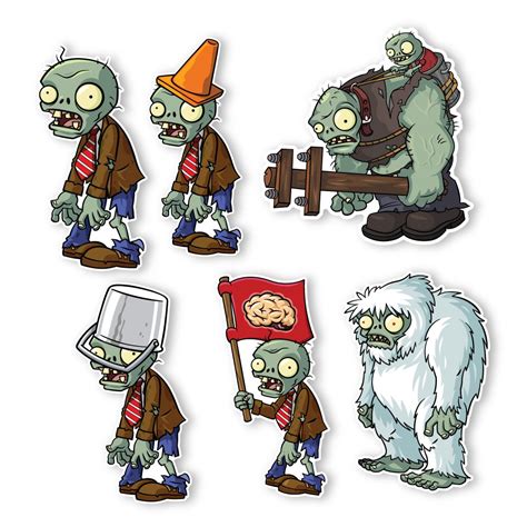 Buy s vs. Zombies 2 Wall Decals: Special Front Yard Zombie Set II (Six ...