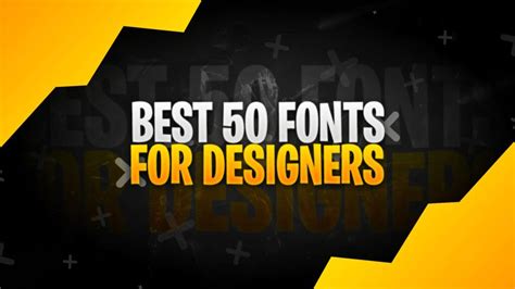 Best 50 Fonts Pack For Designers 2020 - Motioneditz