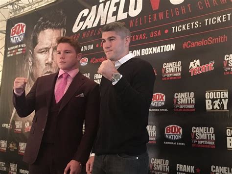 Canelo Alvarez Vs. Liam Smith London Press Conference Quotes - Latest ...