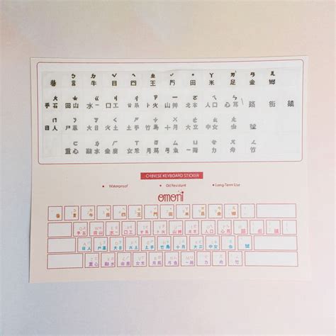 Chinese Keyboard Seamless Sticker | Keyboard stickers, How to memorize ...