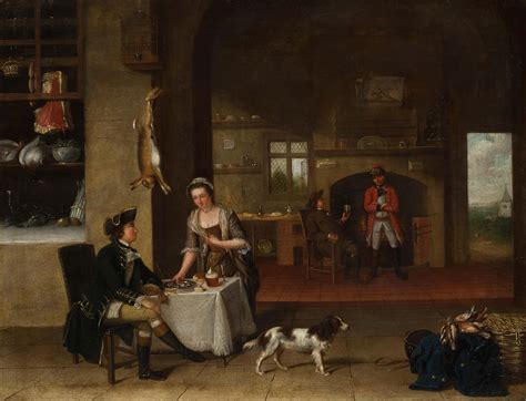 John S.C. Schaak - A Tavern Interior, 18th Century Old Master ...