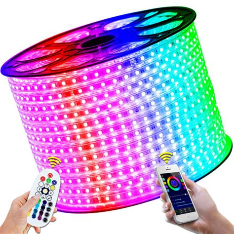 High Brightness Waterproof RGB SMD 5050 3528 Flexible LED Light Strip ...