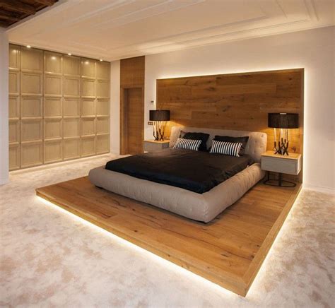 Schlafzimmer Design mit Holz fürs Podestbett | Bedroom interior, Modern ...