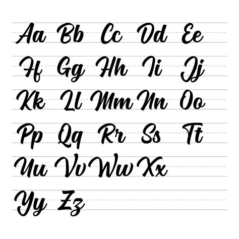 Printable Letters In Cursive