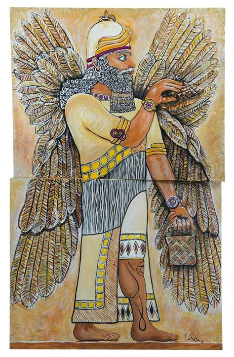 Enki the Anunnaki Painting | Painting, Art, Original paintings