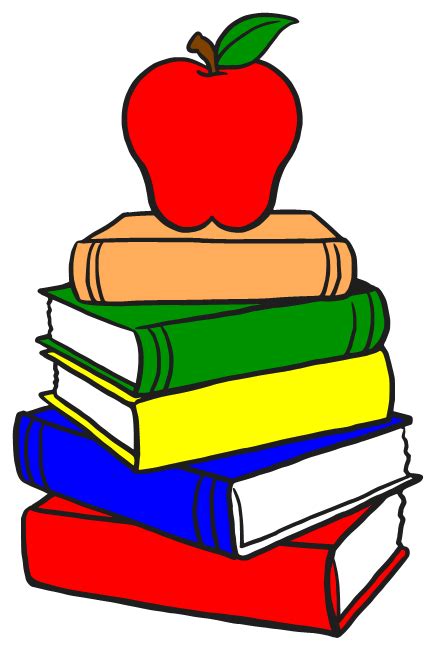 Stack of books clipart craft projects school clipartoons – Clipartix