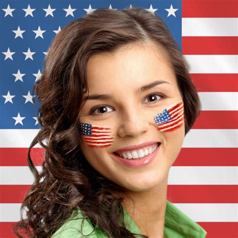 American flag face paint online - 4th of July face painting