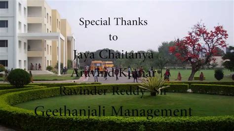 Geethanjali College of Engineering and Technology(GCTC),Keesara,Andhra ...