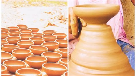 beginner pottery wheel projects||pottery wheel making at home. - YouTube