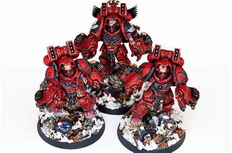 Showcase: Blood Angels Primaris Aggressors by Forest - Tale of Painters