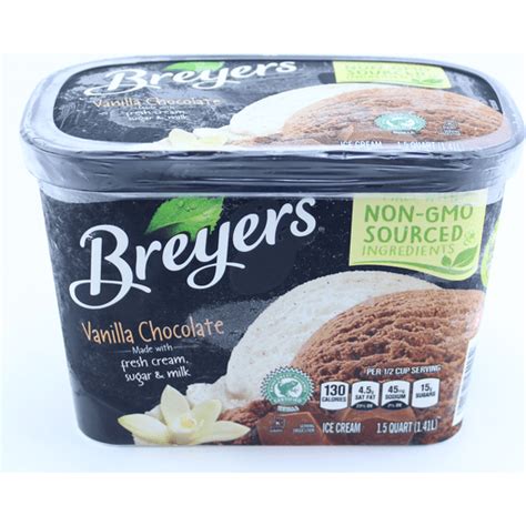 Breyers Ice Cream Vanilla Chocolate 48 oz | Casey's Foods