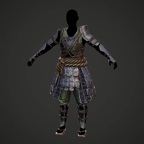 ArtStation - Kenshi 2 - Heavy Armour - Samurai Military Guards