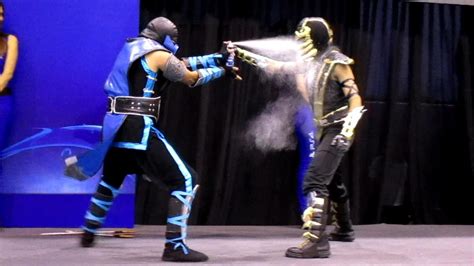 Scorpion vs Sub Zero COSPLAY [MASGAMERS VII] - YouTube