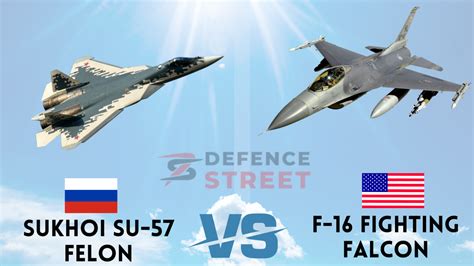 Su-57 Felon Vs. F-16 Fighting Falcon Comparison, BVR & Dogfight ...