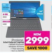 Proline intel celeron laptop offer at Game