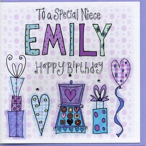 Personalised Niece Birthday Card By Claire Sowden Design