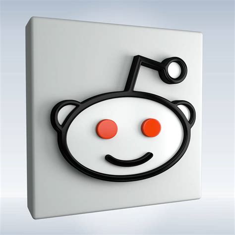 Reddit Logo Icon - 3D Model by Mohfakhry