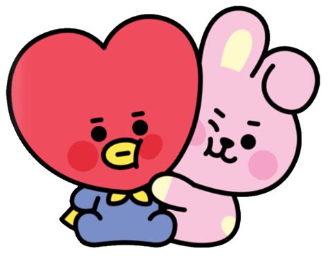 #freetoedit#Tata #cooky #bt21 #baby #remixit | Cute stickers, Bts ...