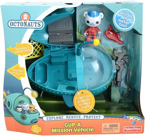 Octonauts Gup-A and Barnacles Emergency Vehicle, Multi-Colour: Amazon ...