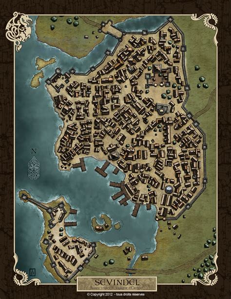 City and Town Maps (D&D) - Album on Imgur | Fantasy city map, Fantasy ...