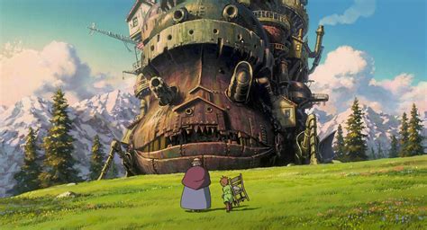 Howl's Moving Castle HD Wallpaper - A Studio Ghibli Masterpiece