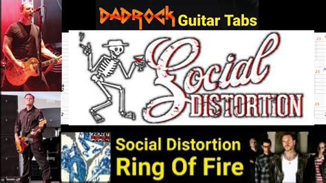 Ring Of Fire - Social Distortion - Guitar + Bass TABS Lesson (Request ...