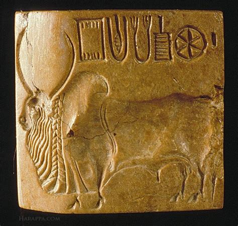 Bull seal, Harappa | Harappa