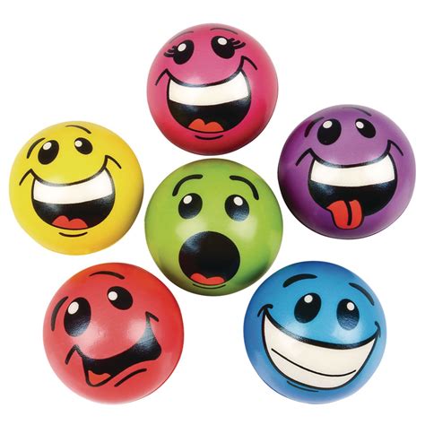 Stress Silly Face Balls - 12 balls