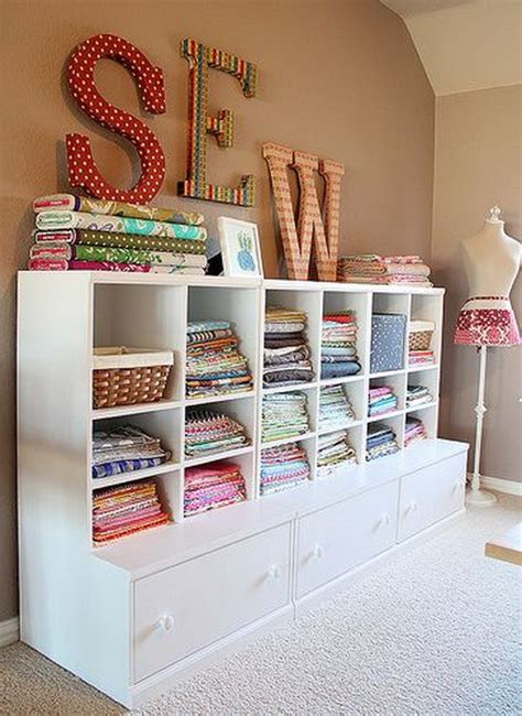 Sewing Room Storage & Organization Ideas 2017