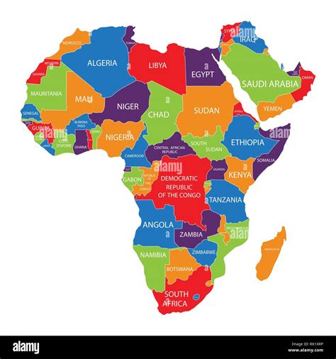 Africa Continent Map / Africa Continent Map With Facts Kappa Map Group ...