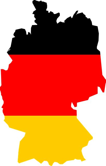 Deutschland Flagge Karte - Kostenlose Vektorgrafik auf Pixabay - Pixabay