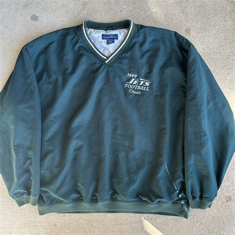 Vintage 90s New York Jets pullover NY Jets football... - Depop