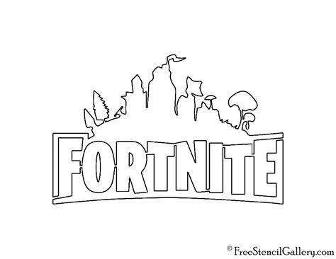 Free Printable Fortnite Stencil - Printable Templates