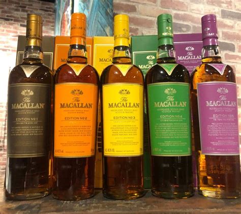 Macallan Edition Series (No. 1-5) - 700ml - 5 bottles - Catawiki