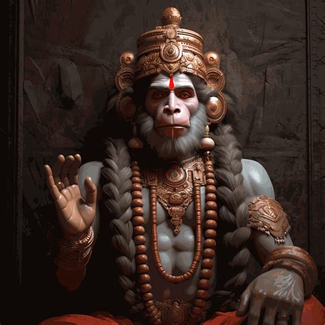 Download Ai Generated, Lord Hanuman, Ramayana. Royalty-Free Stock ...