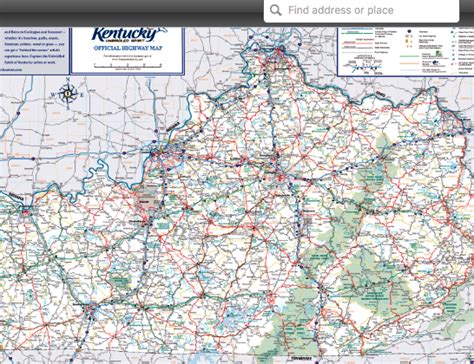 Large Detailed Roads And Highways Map Of Kentucky State With All Cities ...