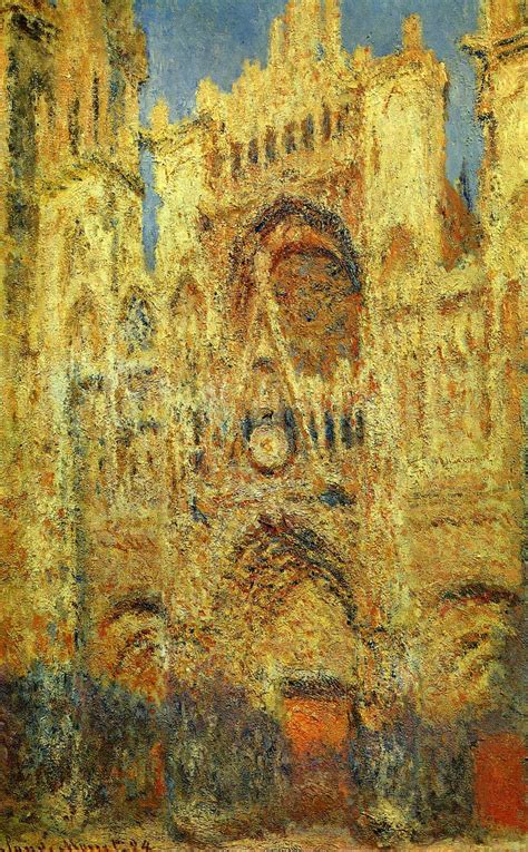 Rouen Cathedral at Sunset, 1894 - Claude Monet - WikiArt.org