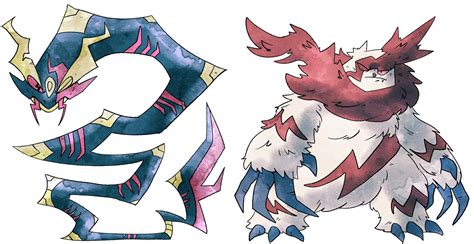 Bynine Studio on Twitter: "Scarviper and Mongrave - evolved forms of ...