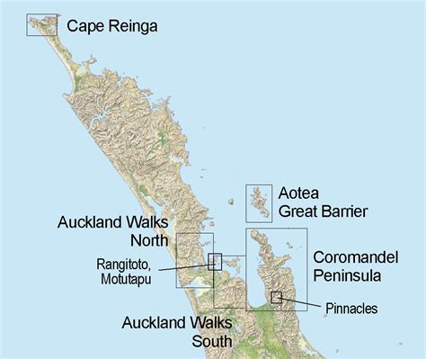 Aotea Great Barrier Island topographic map - NewTopo (NZ) Ltd