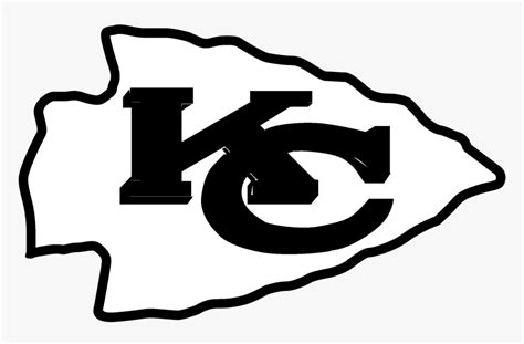 Kansas City Chiefs Logo Black And Ahite - Kansas City Chiefs Logo ...